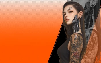 Cyber Bionic Girl