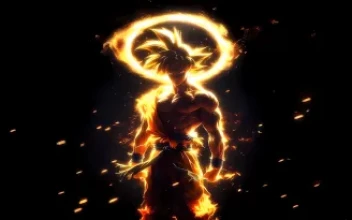 Goku and Fire Circle