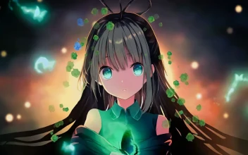 Anime Butterfly Girl