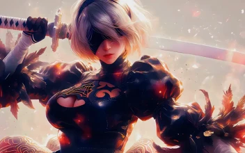 Nier Automata 2B With Sword