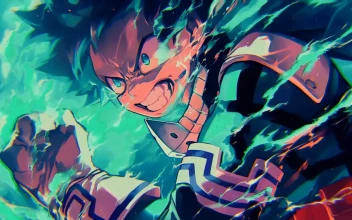 Izuku Midoriya Deku Green Flame
