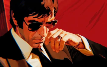 Aesthetic Scarface Red