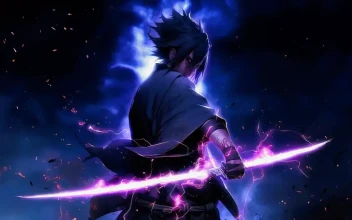 Sasuke Purple Blade