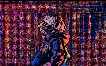 RGB Matrix Girl