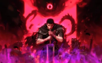 Berserk Guts Red Eye
