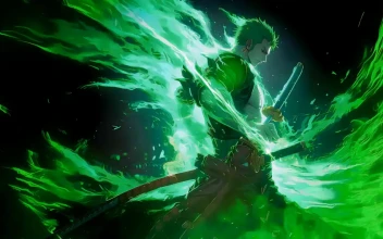 Green Aura Roronoa Zoro