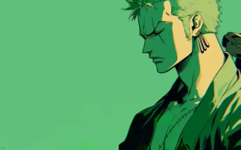 Roronoa Zoro Meditation Minimalistic