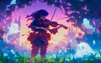 Skull Violin