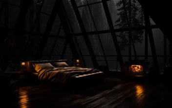 Night Rainy Room 4K 60fps