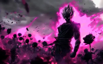 Goku and Shattering Rose Field