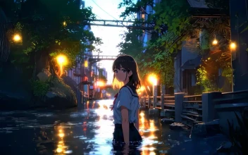 Flooded Dreams: School Girl
