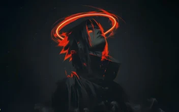 Sasuke Uchiha - Red & Black