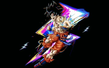 Goku Glitch Style