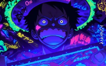 One Piece - Luffy Neon RGB