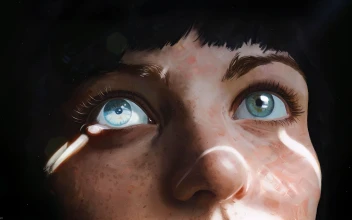 Freckled Portrait