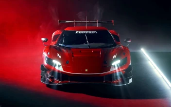 Ferrari Racer in Smoke - RGB