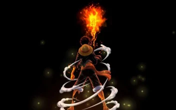 One Piece - Luffy Red Roc Fire Fist