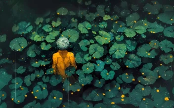 Rainy Lily Pads - Yellow Raincoat