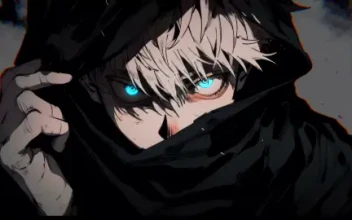 Gojo: Neon Glowing Eyes