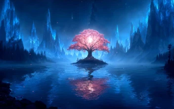 Luminous Bloom – Enchanted Tree