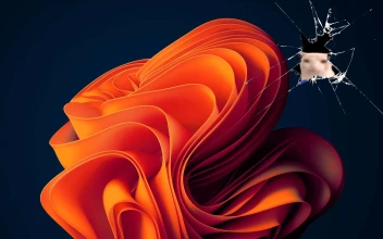 Windows 11 Bloom - Cracked Screen