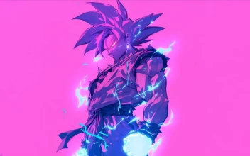 Super Saiyan Goku in Neon Surge