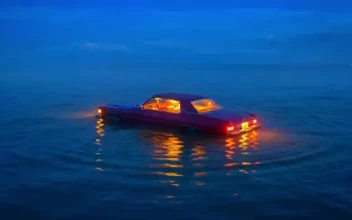 Car Floating in Ocean