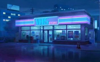 Rainy Night VHS Store