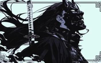 Demon Samurai: Oni Mask & Katana