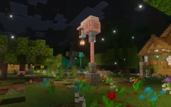 Minecraft: Garden Night