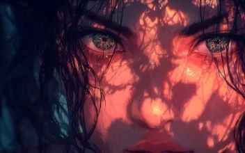 Diamond Eyes - 4K Aesthetic Portrait
