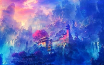 Fantasy Temple Landscape 4K