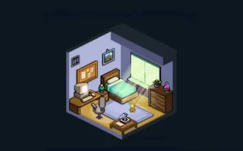 Cozy Pixel Bedroom