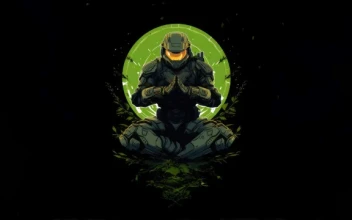 Master Chief Zen Minimal Art