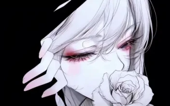 White Rose & Blue Eyes