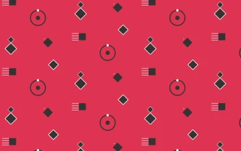 Pink Geometric Cycle Animated Wallpaper