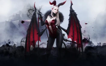 Lineage Eternal Selene Animated Wallpaper