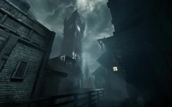 Thief Clocktower Raining Hd For Windows Desktophut 1