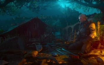 Witcher 3 Blood and Wine main menu original video live desktop1