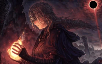 Dark Souls Fire Keeper HD Live Video Wallpaper
