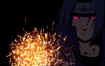 Naruto Itachi Uchiha Anime 4K