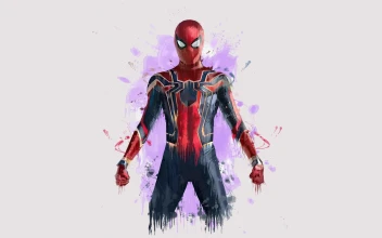 Avengers  Iron  Spider  Man  Artwork  4K  Live  Wallpaper