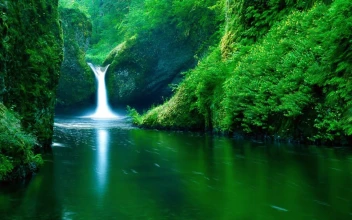 Cave  Waterfall  Nature  Live  Wallpaper
