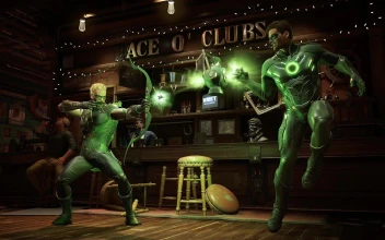 Green  Lantern  Vs  Green  Arrow  Live  Wallpaper