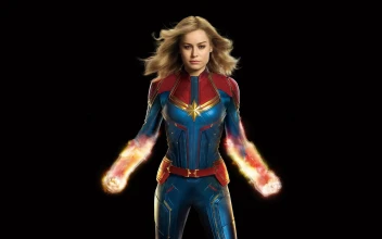 Captain  Marvel  Fire  Hands  Live  Wallpaper