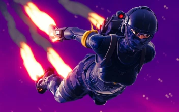 Fortnite  Elite  Agent  Skydive  4K  Live  Wallpaper