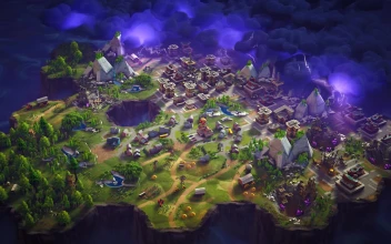Fortnite  Map  Storm  Live  Wallpaper