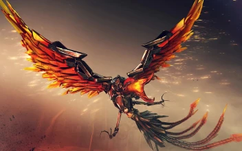Mecha  Phoenix  Crossfire  Live  Wallpaper