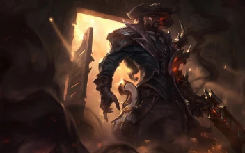 High  Noon  Lucian  Splash  Art  4K  Lol  Live  Wallpaper