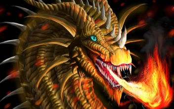 Fantasy  Creatures  Dragon  Artwork  2K  Live  Wallpaper
